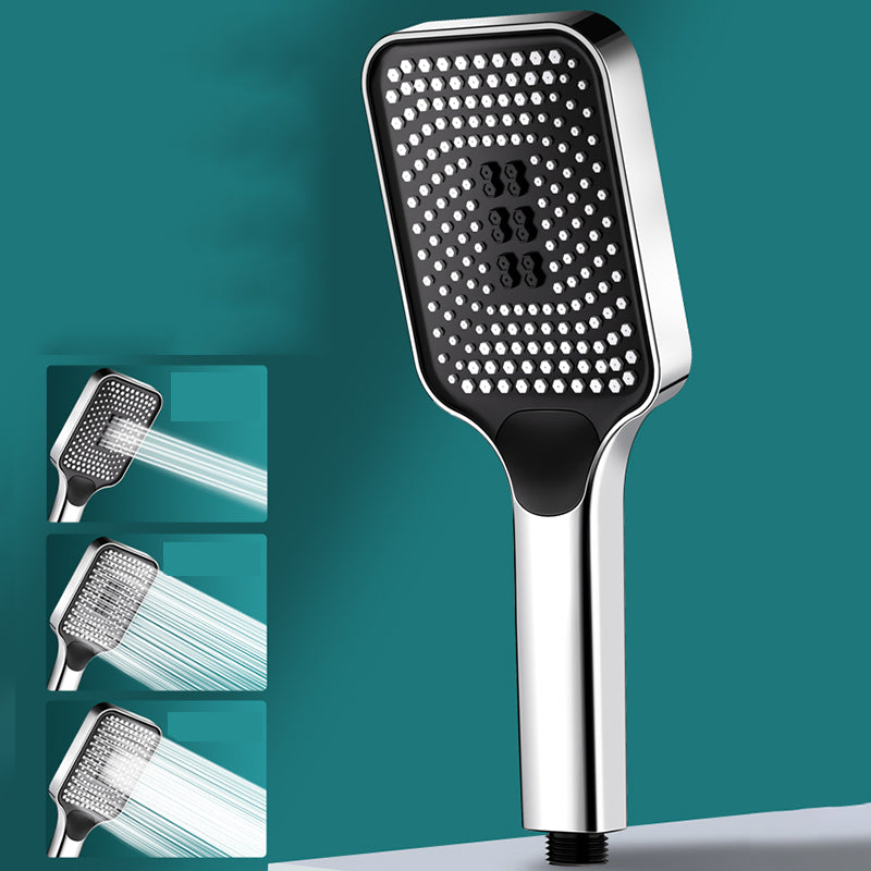 Rectangular Water Filtration Hand Shower 3 Jets Wall Mounted Hand Shower
