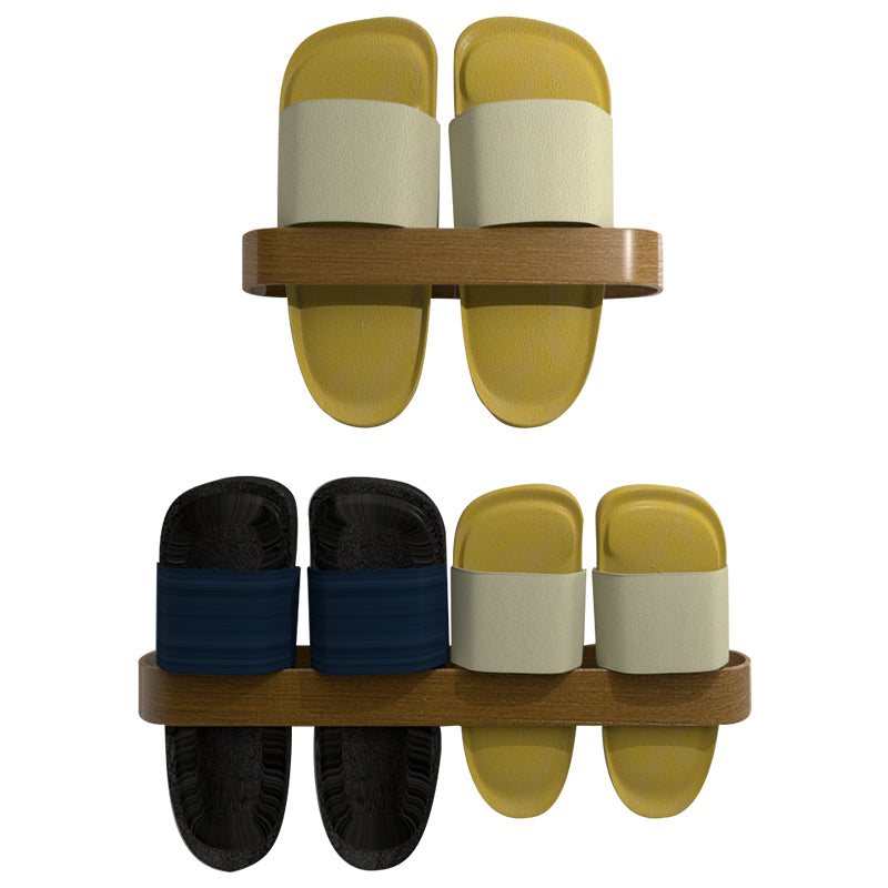 2-piece modern bathroom hardware set in gold/black, towel holder