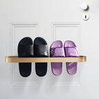 2-piece modern bathroom hardware set in gold/black, towel holder