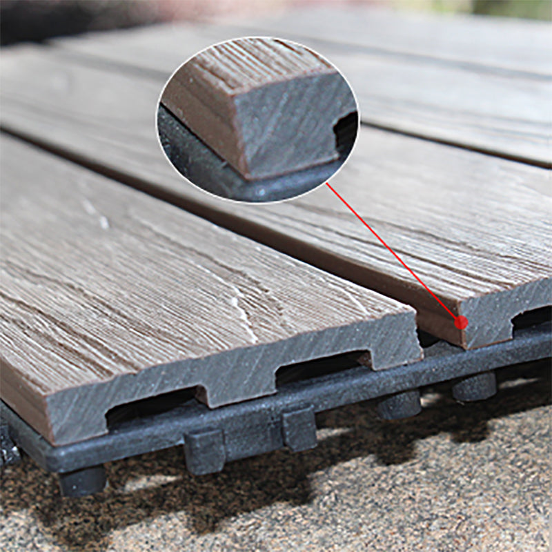 Outdoor Ground Board Strips Composite Waterproof Square Deck Board