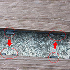 Outdoor Ground Board Strips Composite Waterproof Square Deck Board
