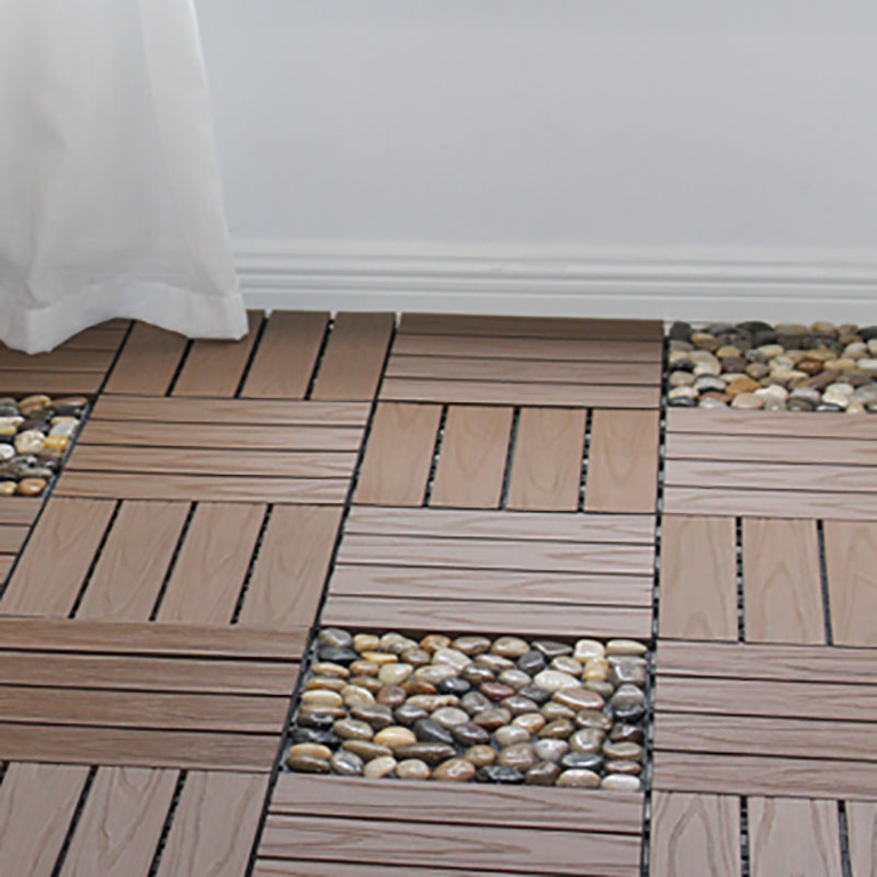 Outdoor Ground Board Strips Composite Waterproof Square Deck Board