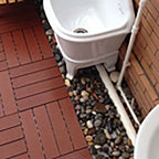Outdoor Ground Board Strips Composite Waterproof Square Deck Board