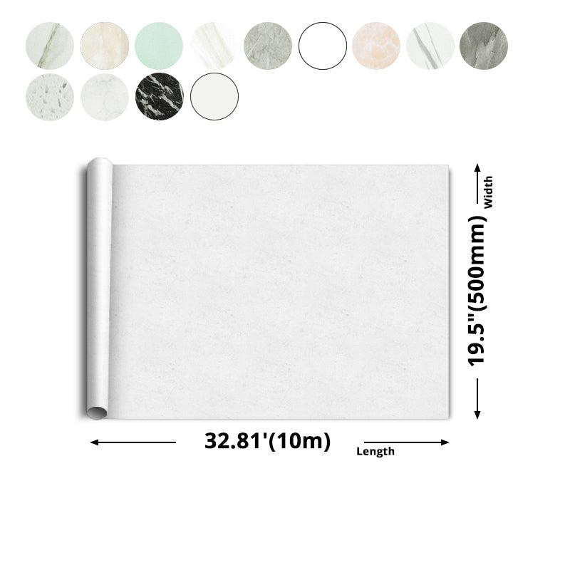 Marbleing Water-repellent Tile PVC Single Peel-and-stick Tile for Bathroom Back Wall