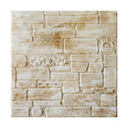 Modern Wall Covering Peel and Stick Brick 3D Print Waterproof Wall Panel