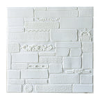 Modern Wall Covering Peel and Stick Brick 3D Print Waterproof Wall Panel