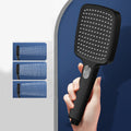 Contemporary Self-Cleaning Hand Shower 3 Spray Types Wall Mounted Hand Shower