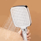 Contemporary Self-Cleaning Hand Shower 3 Spray Types Wall Mounted Hand Shower