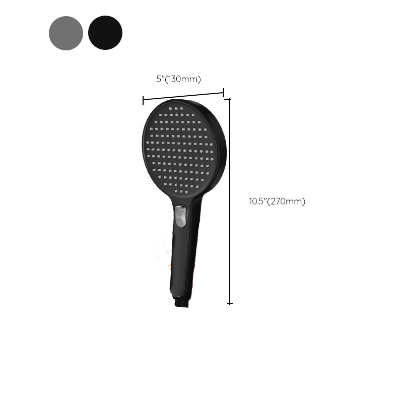 Contemporary Self-Cleaning Hand Shower 3 Spray Types Wall Mounted Hand Shower
