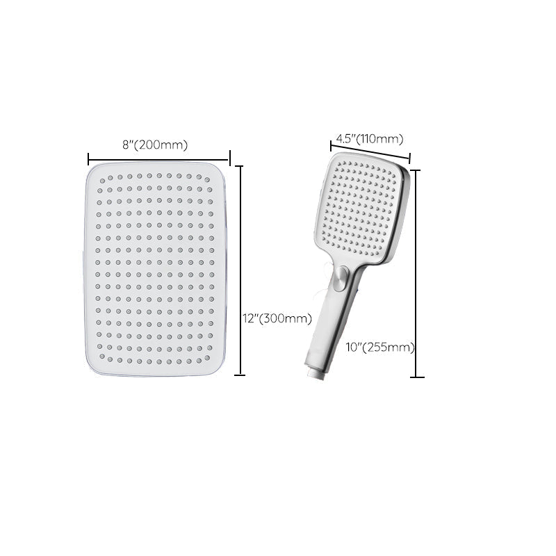 Contemporary Self-Cleaning Hand Shower 3 Spray Types Wall Mounted Hand Shower