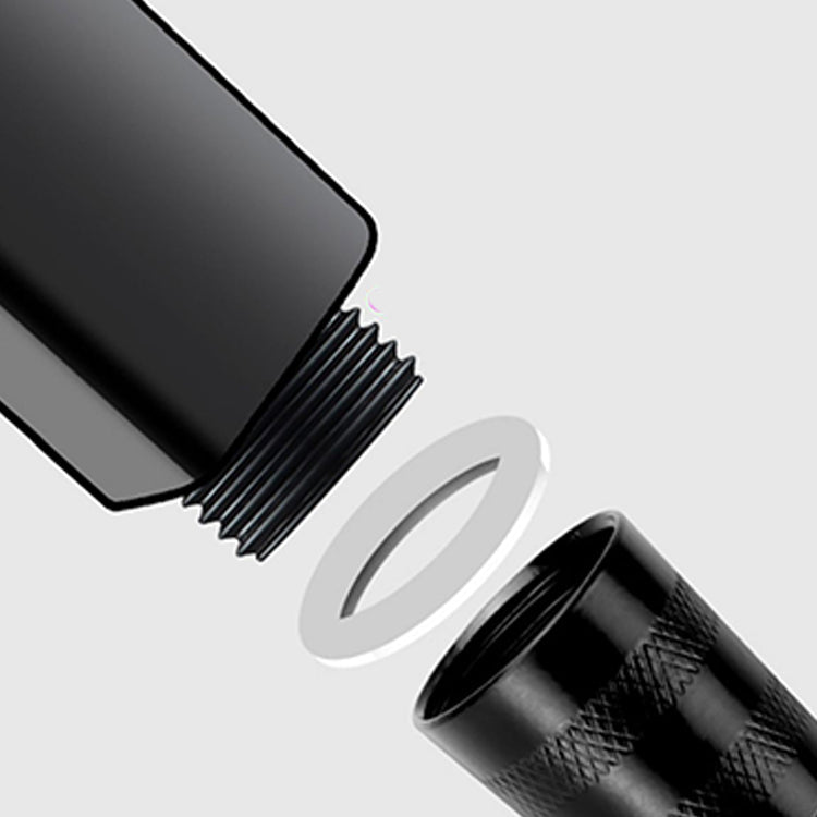 Modern Rectangular Hand Shower in Black 3 Spray Wall Mounted Hand Shower