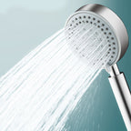 Round self-cleaning hand shower adjustable spray pattern stainless steel hand shower