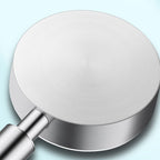 Round self-cleaning hand shower adjustable spray pattern stainless steel hand shower