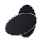 Modern LED Wall Lamp White/Black Finish Double Oval Wall Light with Acrylic Shade in Warm/White Light