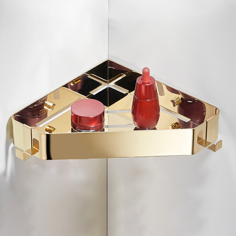 Modern 3-piece bathroom accessory set made of stainless steel, bathroom shelf