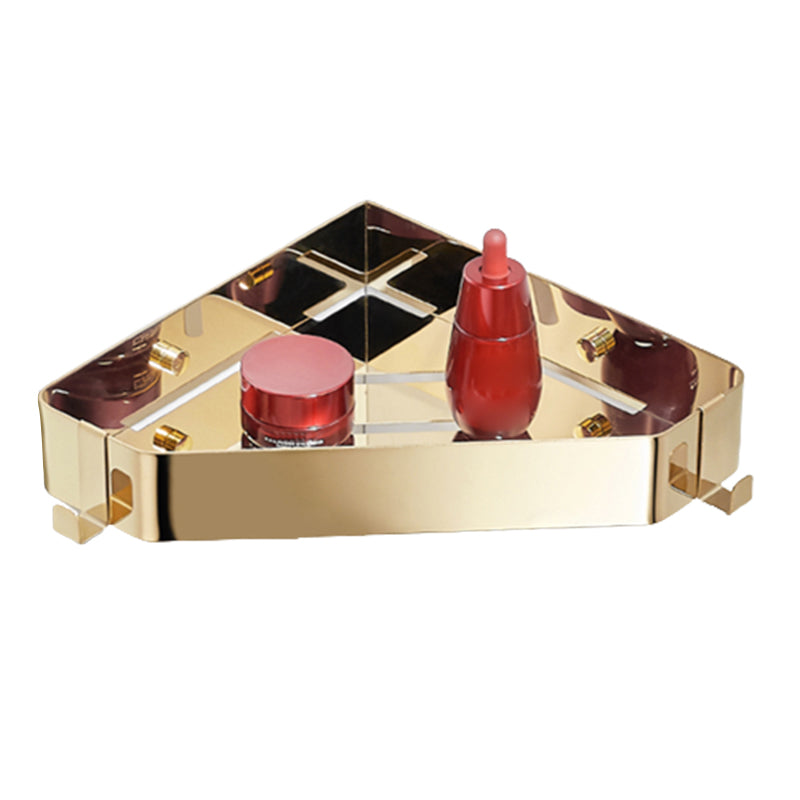 Modern 3-piece bathroom accessory set made of stainless steel, bathroom shelf