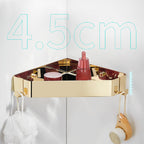 Modern 3-Piece Bathroom Accessory Set in Stainless Steel, Bathroom Shelf