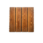 Outdoor composite decking tiles with snap-in stripe detail kit decking tiles
