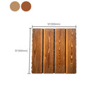 Outdoor composite decking tiles with snap-in stripe detail kit decking tiles