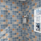 Grid Mosaic Peel & Stick Tile Scratch-resistant Wallpaper for Backsplash