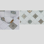 Grid Mosaic Peel & Stick Tile Scratch-resistant Wallpaper for Backsplash