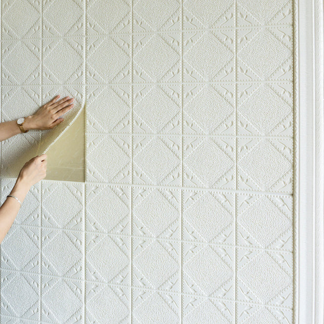 Modern Wall Covering Peel and Stick Waterproof 3D Print Wall Panel
