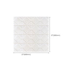 Modern Wall Covering Peel and Stick Waterproof 3D Print Wall Panel