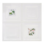 Modern Wall Panel Cartoon Print Peel and Stick Waterproof Wall Panel