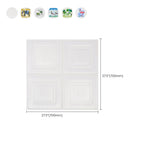 Modern Wall Panel Cartoon Print Peel and Stick Waterproof Wall Panel
