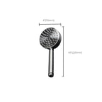 Modern round shower head 304 stainless steel handheld shower head