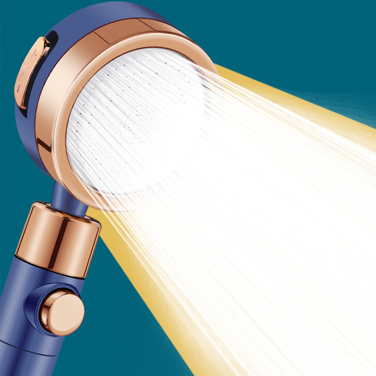Round Hand Shower Adjustable Water Flow Wall Mounted Shower Head