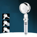 Round Hand Shower Adjustable Water Flow Wall Mounted Shower Head
