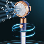 Round Hand Shower Adjustable Water Flow Wall Mounted Shower Head