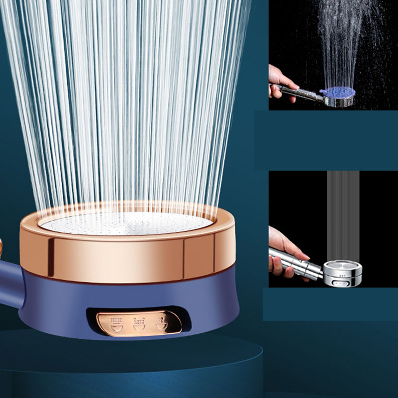 Round Hand Shower Adjustable Water Flow Wall Mounted Shower Head