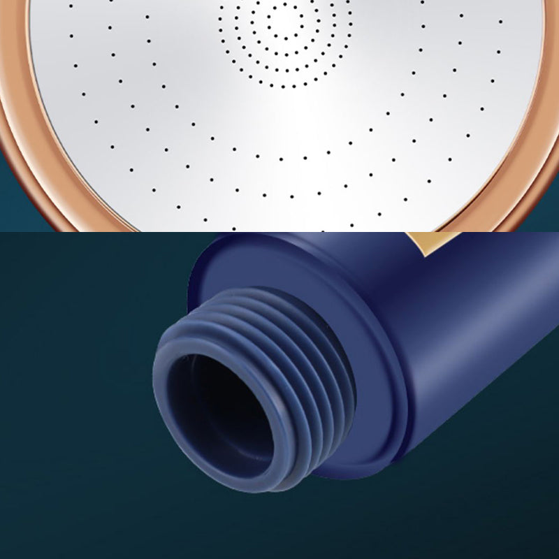 Round Hand Shower Adjustable Water Flow Wall Mounted Shower Head