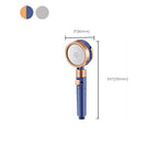 Round Hand Shower Adjustable Water Flow Wall Mounted Shower Head