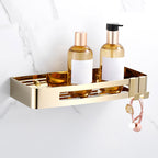 3-piece modern bathroom accessory set made of stainless steel, bathroom shelf