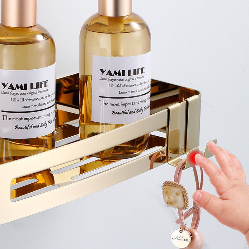 3-piece modern bathroom accessory set made of stainless steel, bathroom shelf