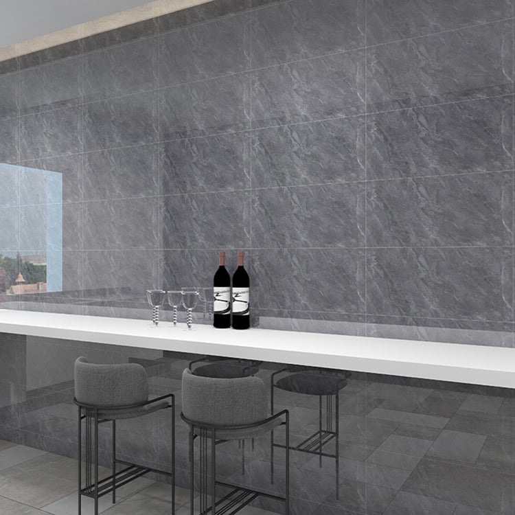 Marbleizing Waterproof Tile PVC Single Peel & Stick Tile for Backsplash