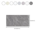 Marbleizing Waterproof Tile PVC Single Peel & Stick Tile for Backsplash