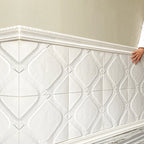 Modern Tin Backsplash Panel Smooth Styrofoam Wall Ceiling