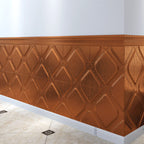 Modern Tin Backsplash Panel Smooth Styrofoam Wall Ceiling