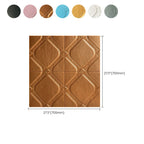 Modern Tin Backsplash Panel Smooth Styrofoam Wall Ceiling