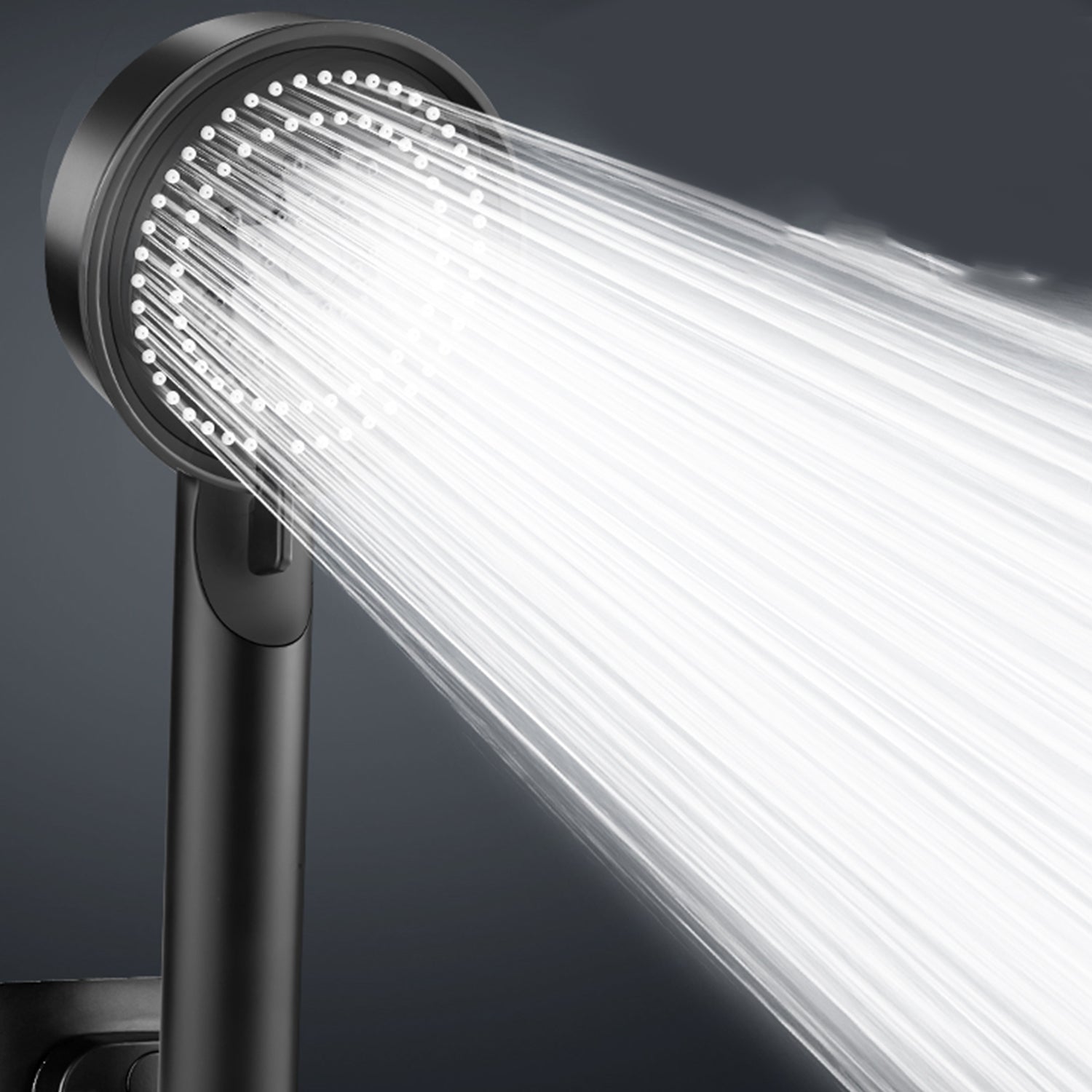 Round Hand Shower Adjustable Spray Pattern Wall Mounted Shower Head