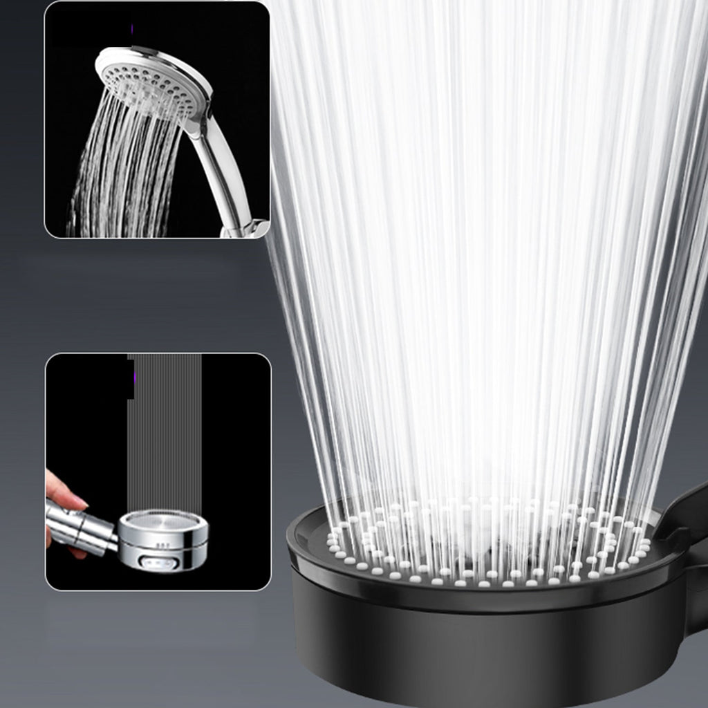 Round Hand Shower Adjustable Spray Pattern Wall Mounted Shower Head