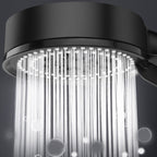 Round Hand Shower Adjustable Spray Pattern Wall Mounted Shower Head