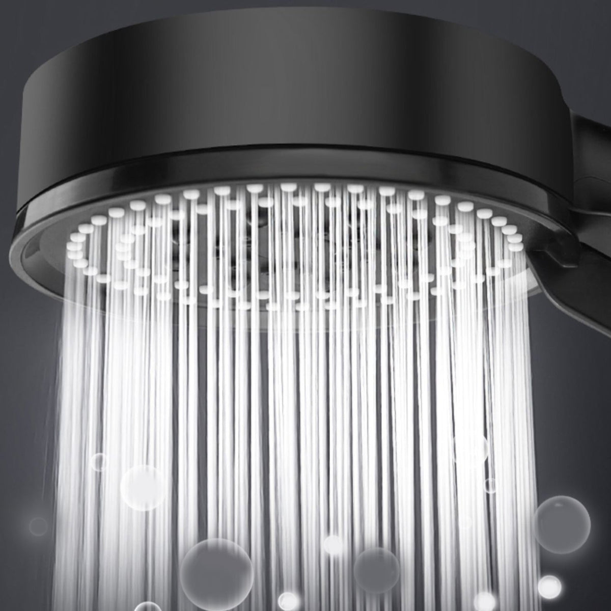 Round Hand Shower Adjustable Spray Pattern Wall Mounted Shower Head
