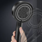 Round Hand Shower Adjustable Spray Pattern Wall Mounted Shower Head