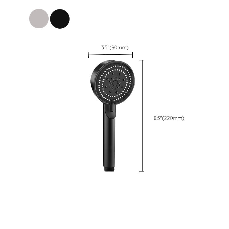 Round Hand Shower Adjustable Spray Pattern Wall Mounted Shower Head
