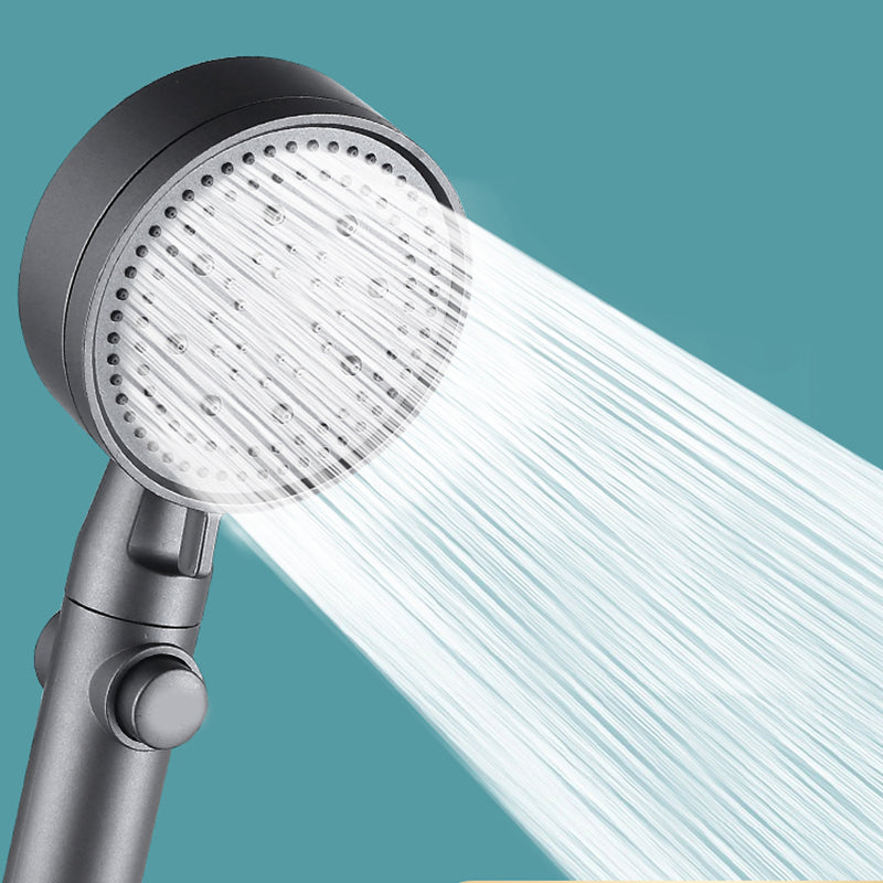 Contemporary Round Hand Shower Adjustable Spray Pattern Wall Mounted Shower Head